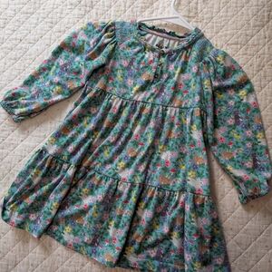 Mini Boden Floral Forest Dress